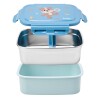 Lunchera bento box BUBA pastel colors perrito