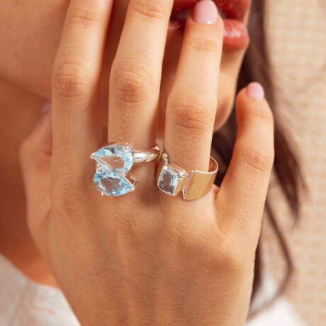 Anillo London Topacio - Plata 925 Anillo London Topacio - Plata 925