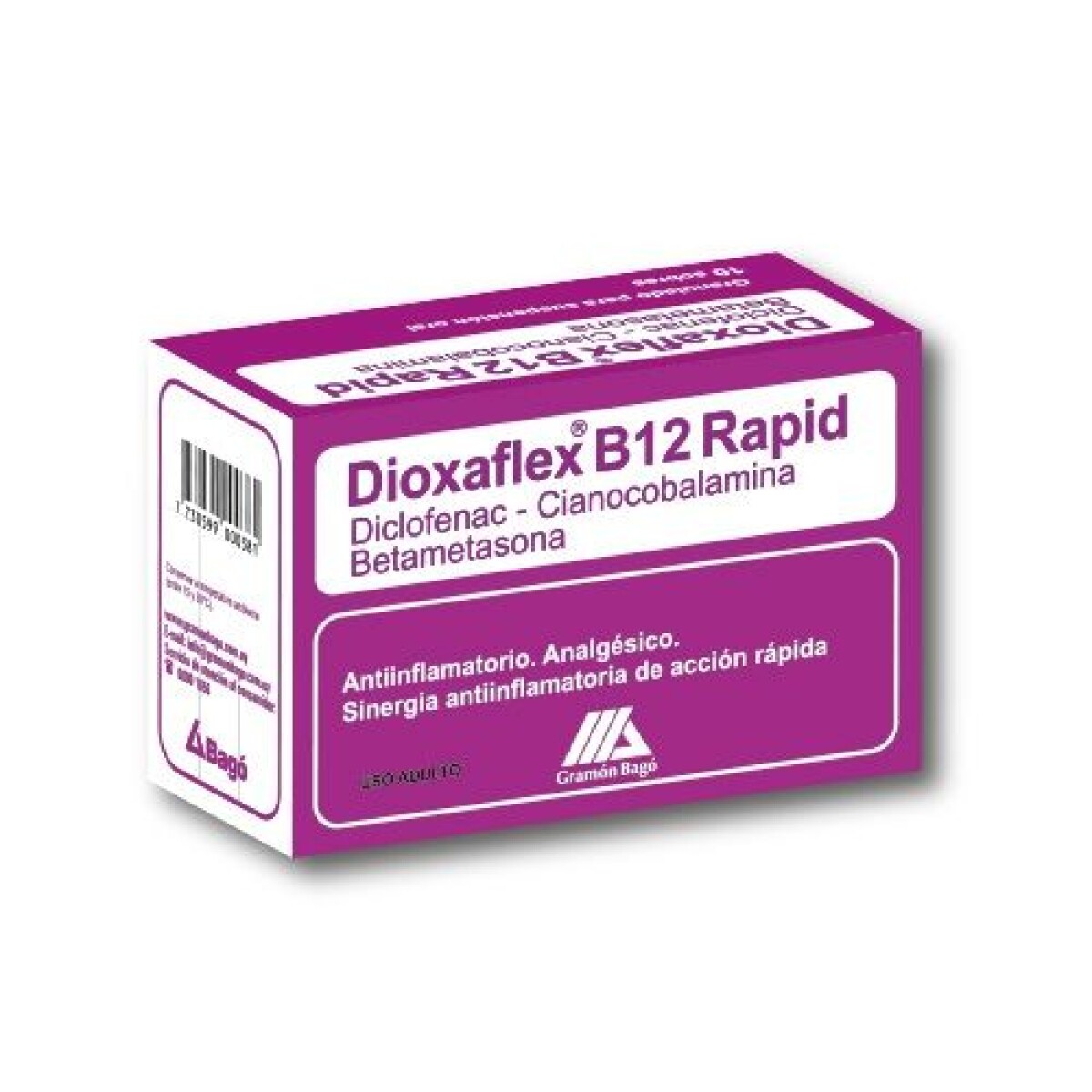 DIOXAFLEX B 12 RAPID X 10 SOBRES 
