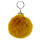 Llavero de Mujer Miss Carol en simil piel Amarillo Mostaza