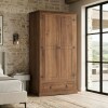 Ropero 2 puertas 1 Cajón Madera - Linea Mexicana Nogal