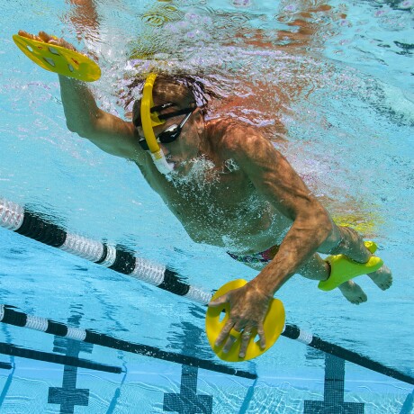 Paletas Flotantes Natación Finis Manta Paddles S 001