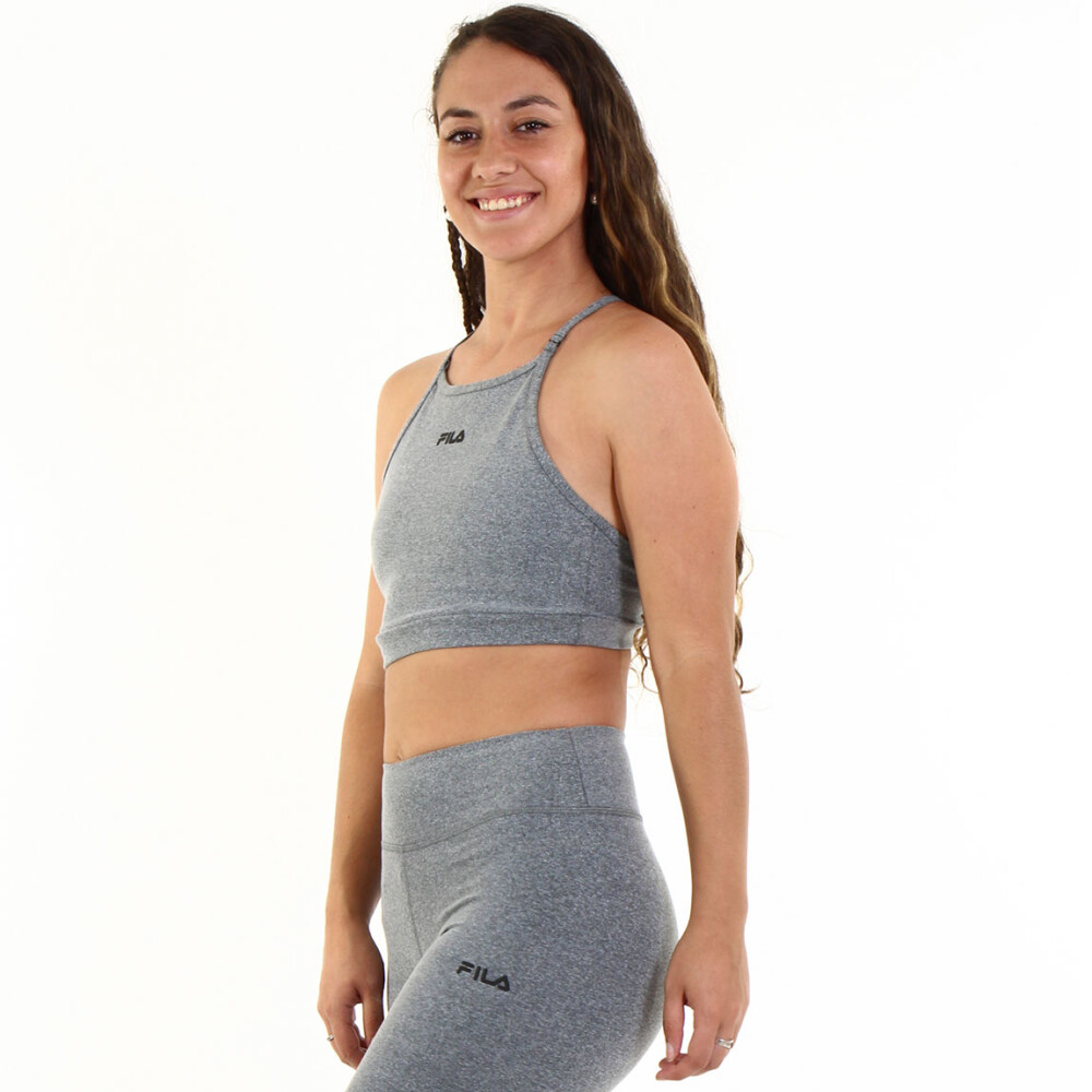Fila Top Mujer Life Cross Gris Gris