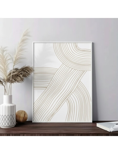 CUADRO CANVAS 30x40cm MARCO FIGURAS BEIGE 2 CUADRO CANVAS 30x40cm MARCO FIGURAS BEIGE 2