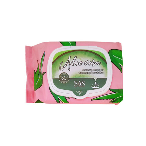Toallitas desmaquillantes x30pcs fragancia de aloe vera Toallitas Desmaquillantes X30pcs Fragancia De Aloe Vera