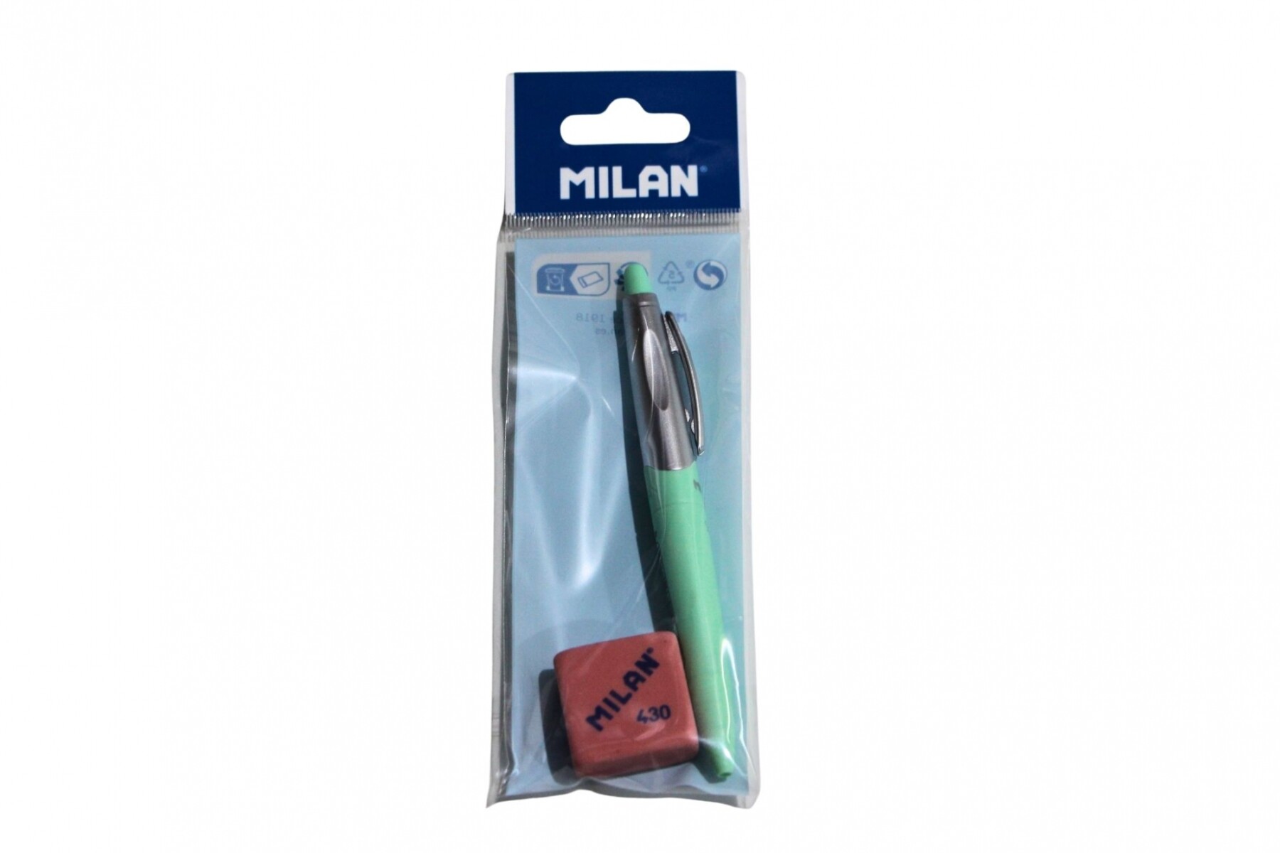 BLISTER MILAN BOLIGRAFO + GOMA 430 
