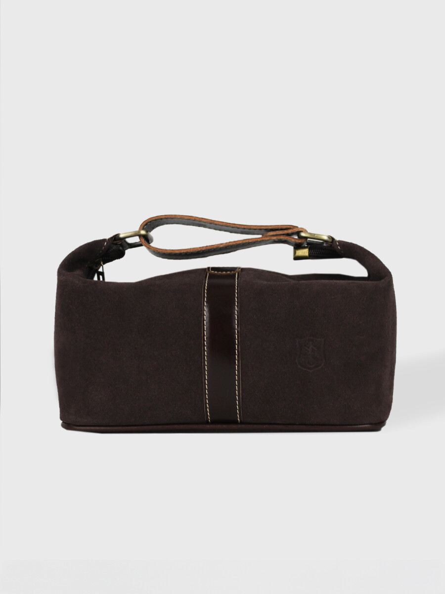 Necessaire Aurora - Marrón Oscuro 