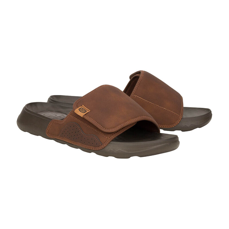 Sandalias Shore Slide Classic - Hombre Downtown Brown/delicioso Brown