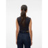 VMMILLION SL SQUARE NECK TOP JRS NOOS BLACK