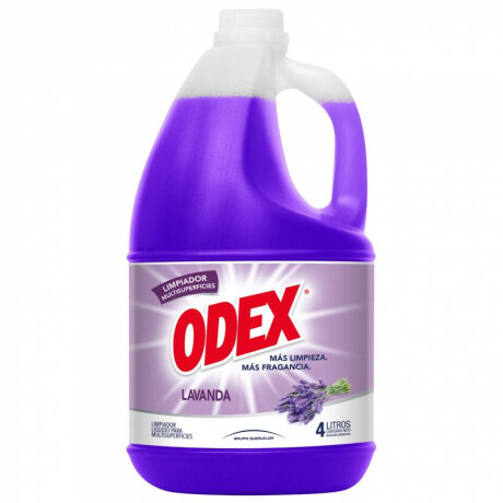 LIMPIADOR LIQUIDO ODEX 4 LT LAVANDA MULTISUPERFICIES LIMPIADOR LIQUIDO ODEX 4 LT LAVANDA MULTISUPERFICIES