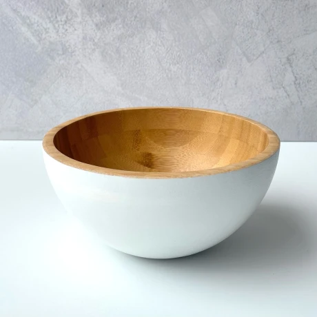 Bowl Ensaladera De Bambú Ø 19.5cm x Alto 9.5cm Bowl Ensaladera De Bambú Ø 19.5cm x Alto 9.5cm