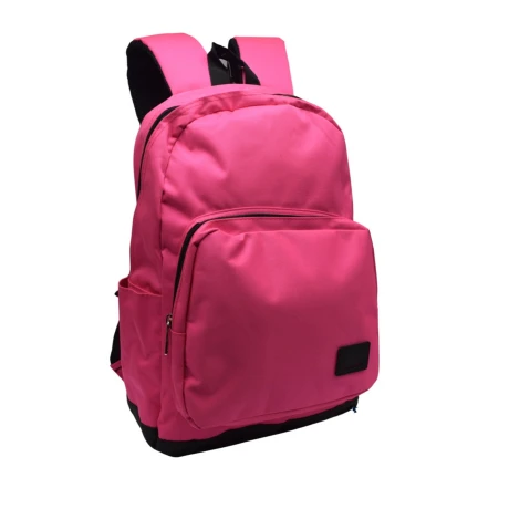 Mochila Bonus Culture Bolsillo al Frente y Lateral FUCSIA