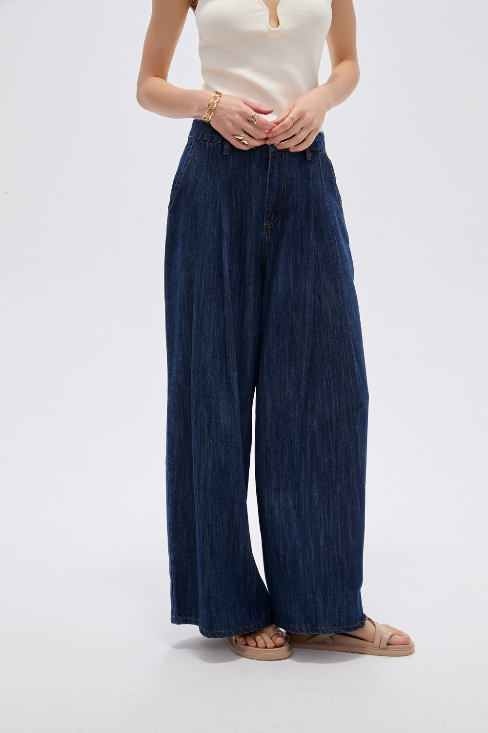 Pantalon Ariamo Azul Oscuro