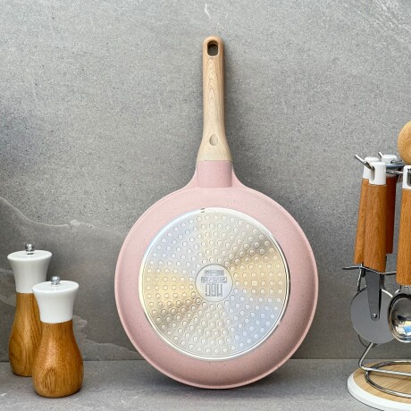 Sarten Aluminio Fundido Recubrimiento Cerámico 24cm MGC - Rosado Sarten Aluminio Fundido Recubrimiento Cerámico 24cm MGC - Rosado