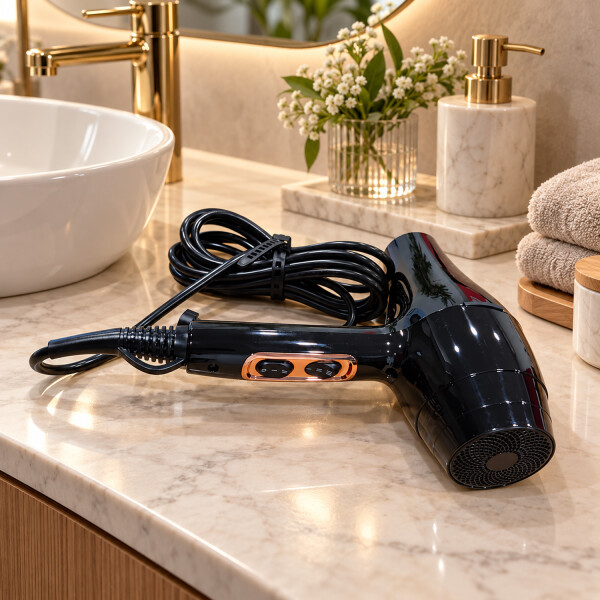 Secador De Pelo Profesional Babylisspro Nano Titanium B6176ar SECADOR DE PELO BABYLISS ROSE GOLD BLACK