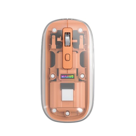 Mouse Marvo M810w Inalámbrico Bluetooth Batería MOUSE MARVO M810W INALAMBRICO NARANJA
