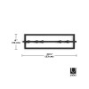 Perchero de pared 5 ganchos Umbra Cubiko - Negro Perchero De Pared 5 Ganchos Umbra Cubiko - Negro