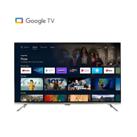 SMART TV 50" FULL HD 4K MOTOROLA CON GOOGLE TV Negro