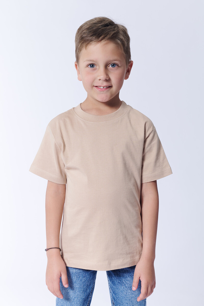 Remera algodón flame - Beige 