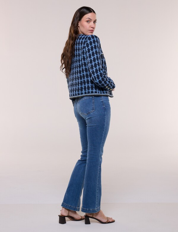 Chaqueta Boucle Tweed AZUL/MULTI