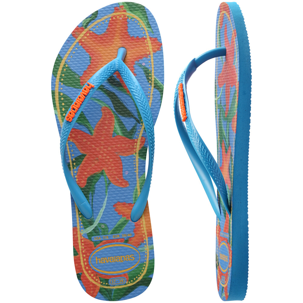Slim Tropical - Mujer Azul Turquesa