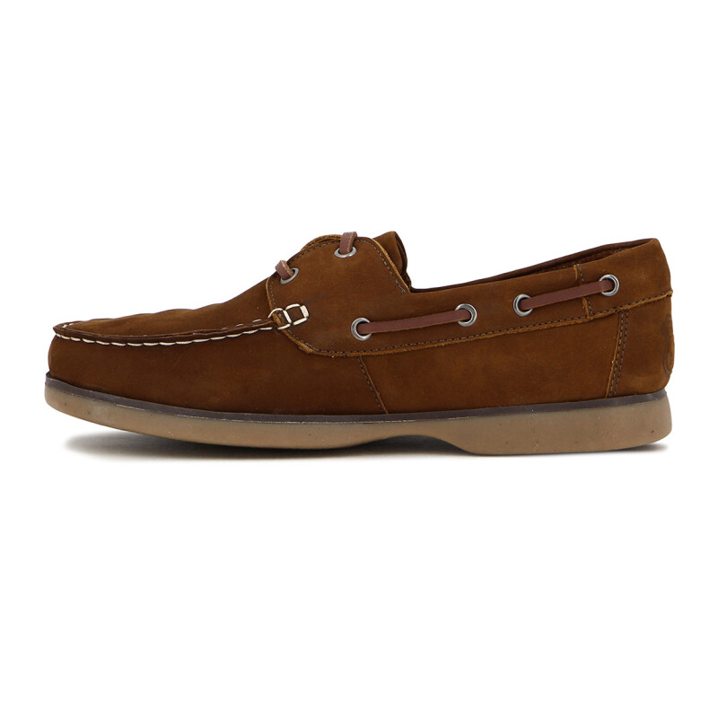 Starsax Hombre Nautico Acordonado Combinado Terracota