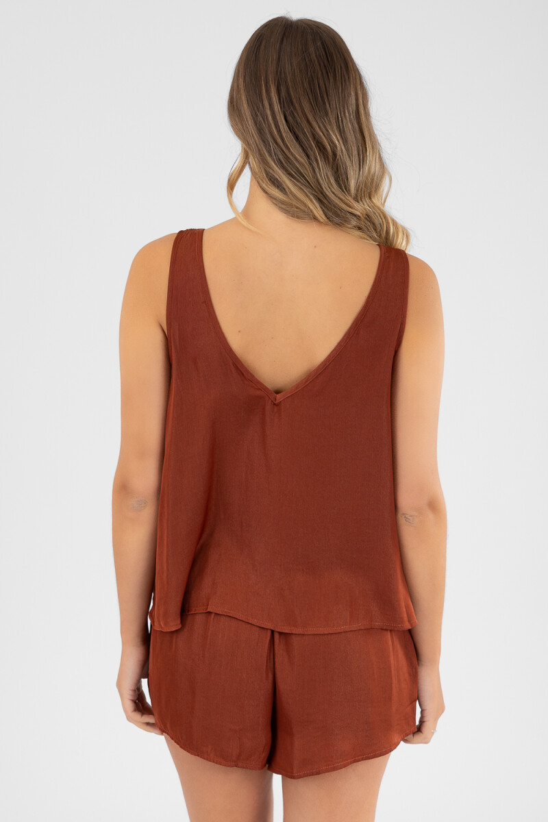 Dull satin Ladrillo