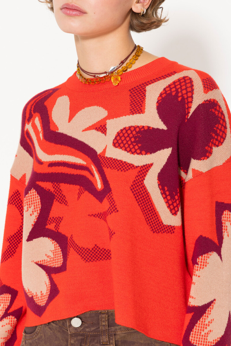 SWEATER BLOOM Rojo