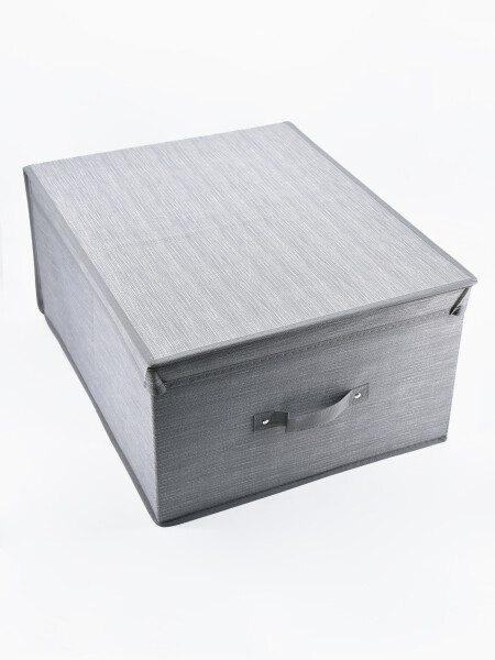 CAJA ORGANIZADORA BEIGE TNT GRIS (V)