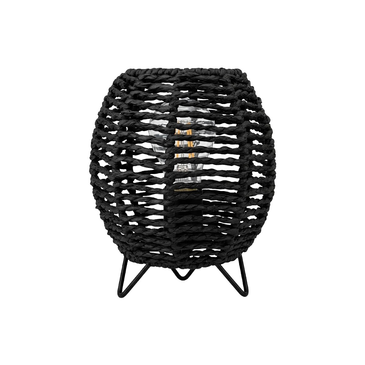 LAMPARA LED RED NEGRA 