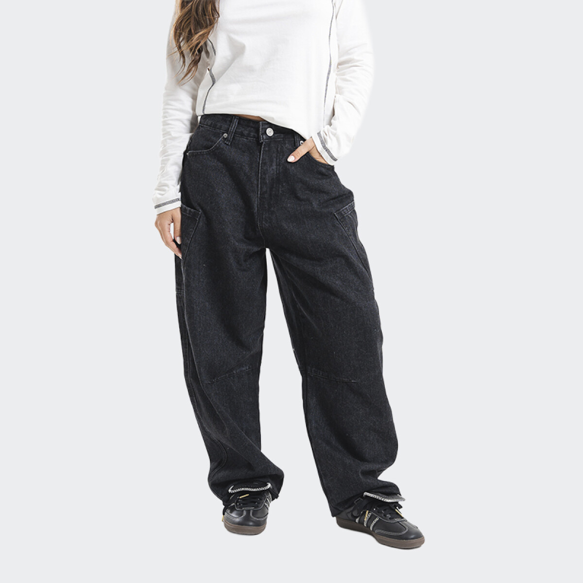 Pantalón Pulau Denim Baggy - Negro 