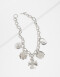 Collares Cortos Con Dijes Collar Corto Con Dijes - Plateado Rodio