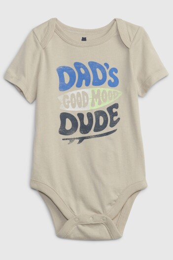 Body Gráfico Manga Corta Bebé Dad 673