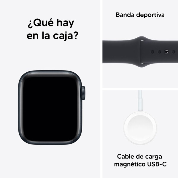 Apple Watch Se Gps 40 Mm Con Correa Deportiva M/l PLATEADO