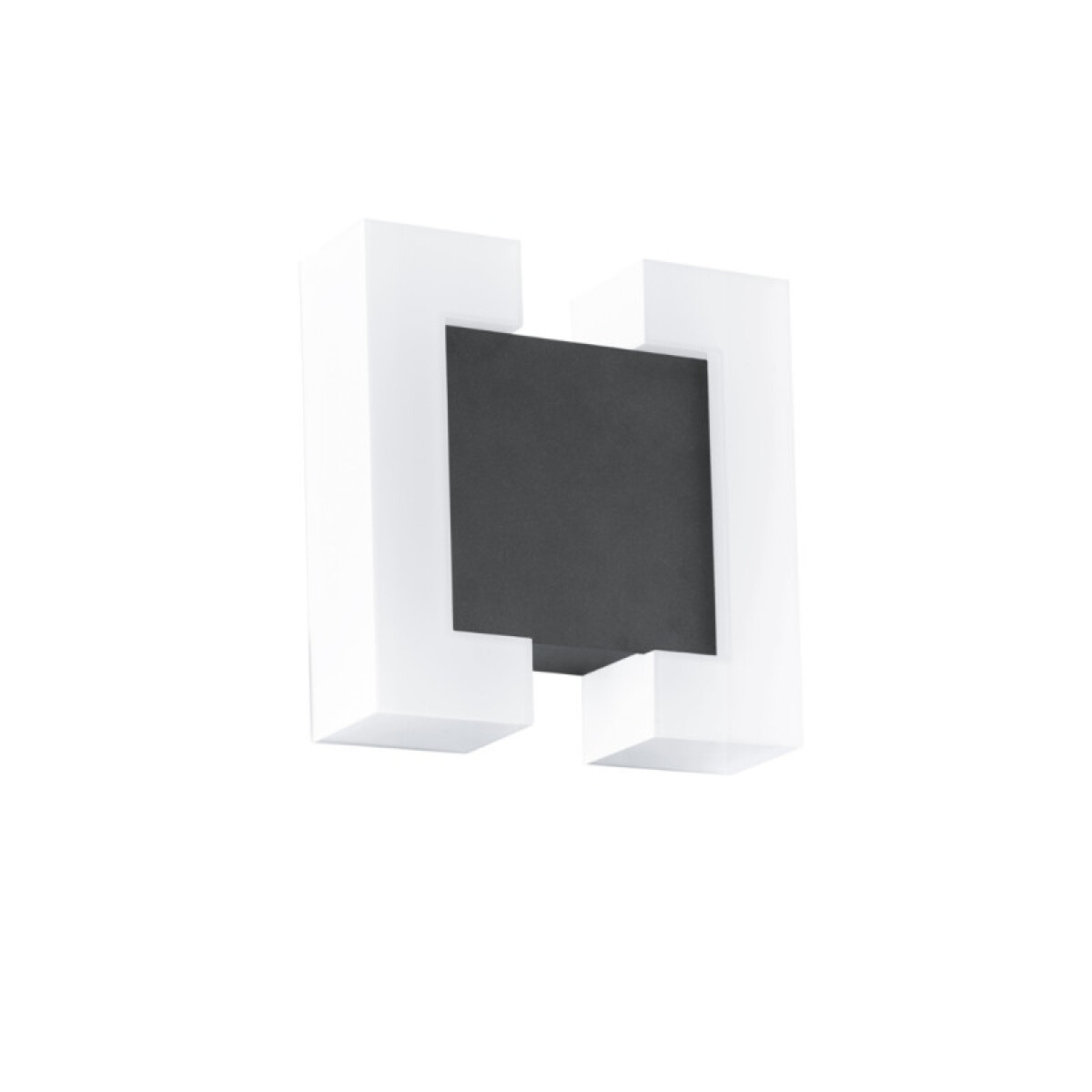 Aplique LED de pared negro/blanco 4,8W IP44 SITIA - EG0482 