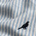 Camisa Lino Short Collar Rayas Celeste Bruma