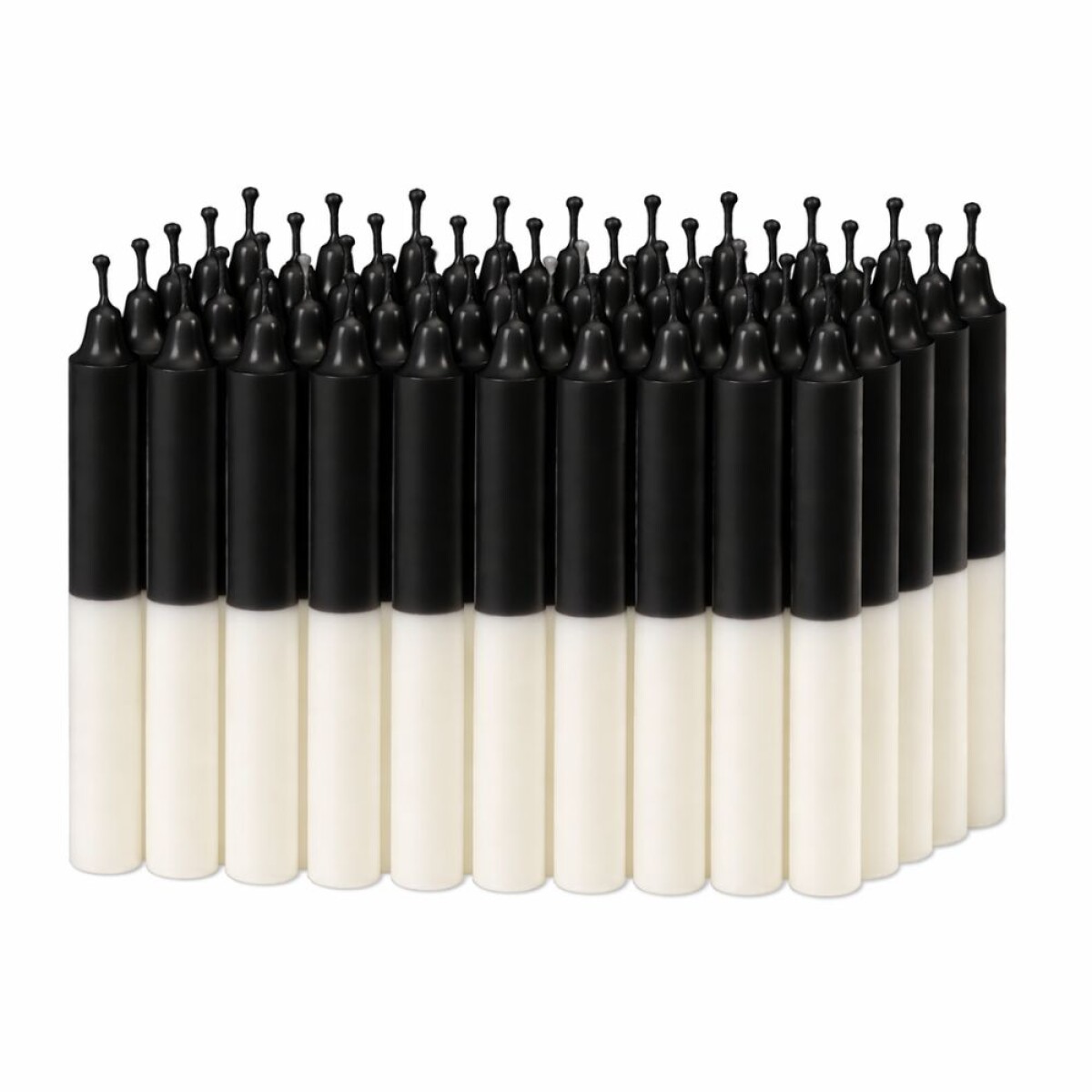 VELA N° 4 COMBINADA X50 - Negro/blanco 