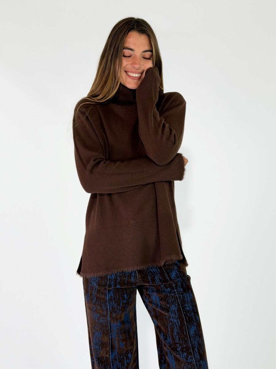 SWEATER TAMES - CHOCOLATE 