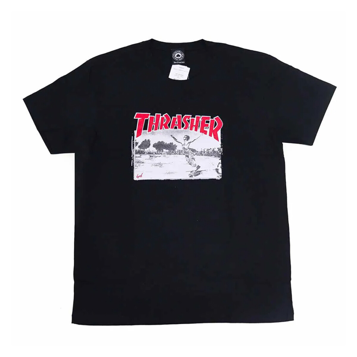 Remera Thrasher Jake Dish - Negro 