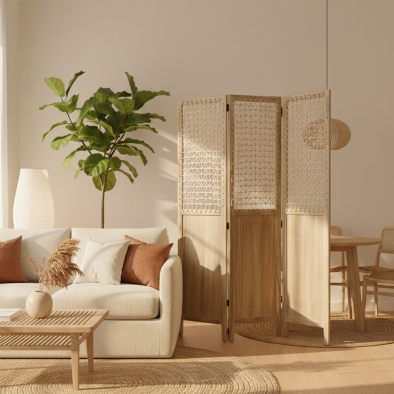 BIOMBO BEIGE CL 40X170CM Unica