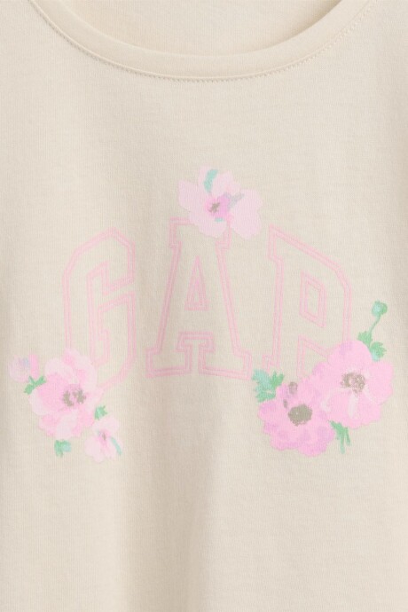 Remera Logo Gap Manga Corta Toddler Niña Sp Primrose Floral