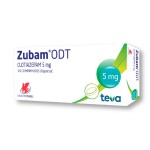 ZUBAM ODT 5 MG. CJ X 30 COMP. DISPERSABL única