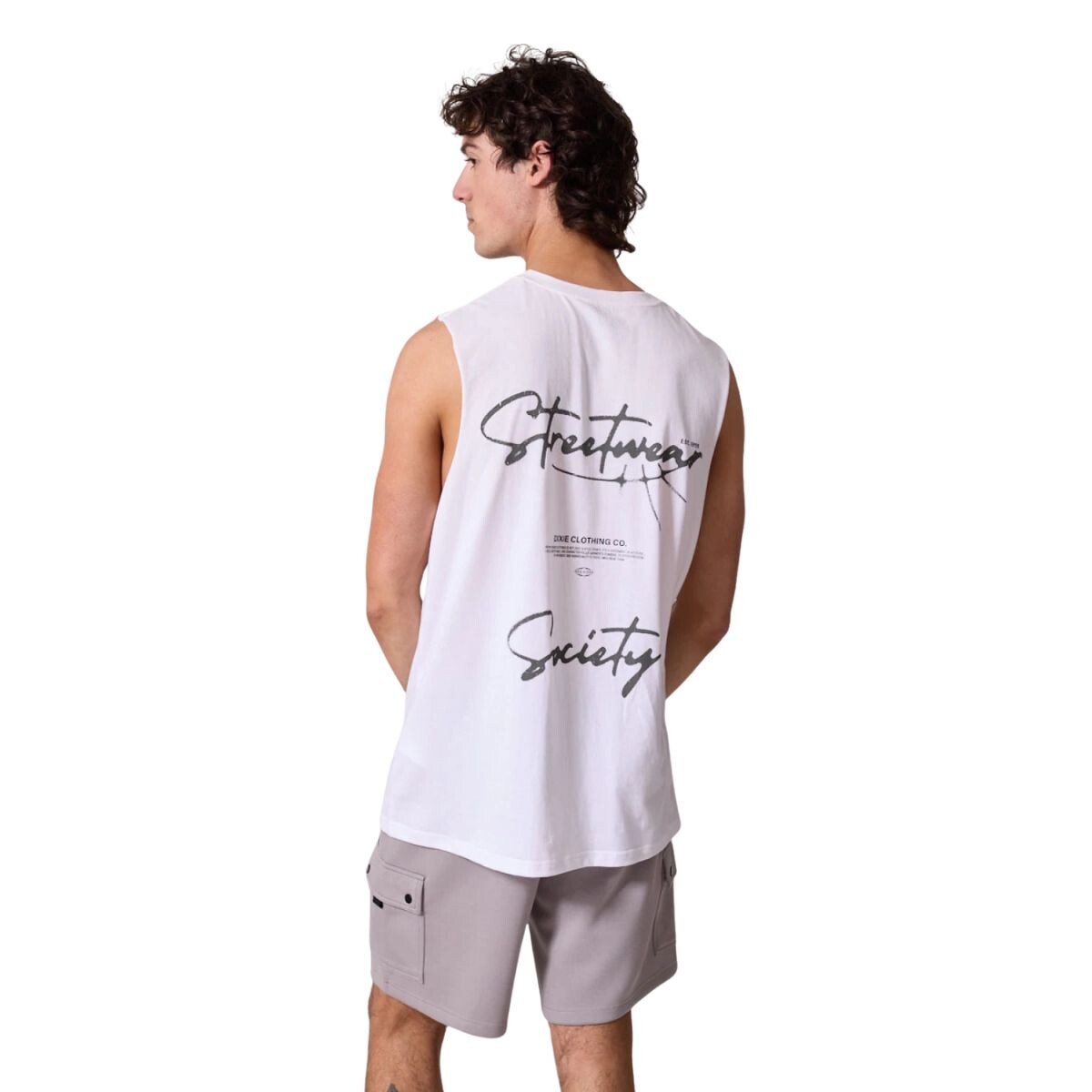 MUSCULOSA RUNDA XS-XXL - WHITE 