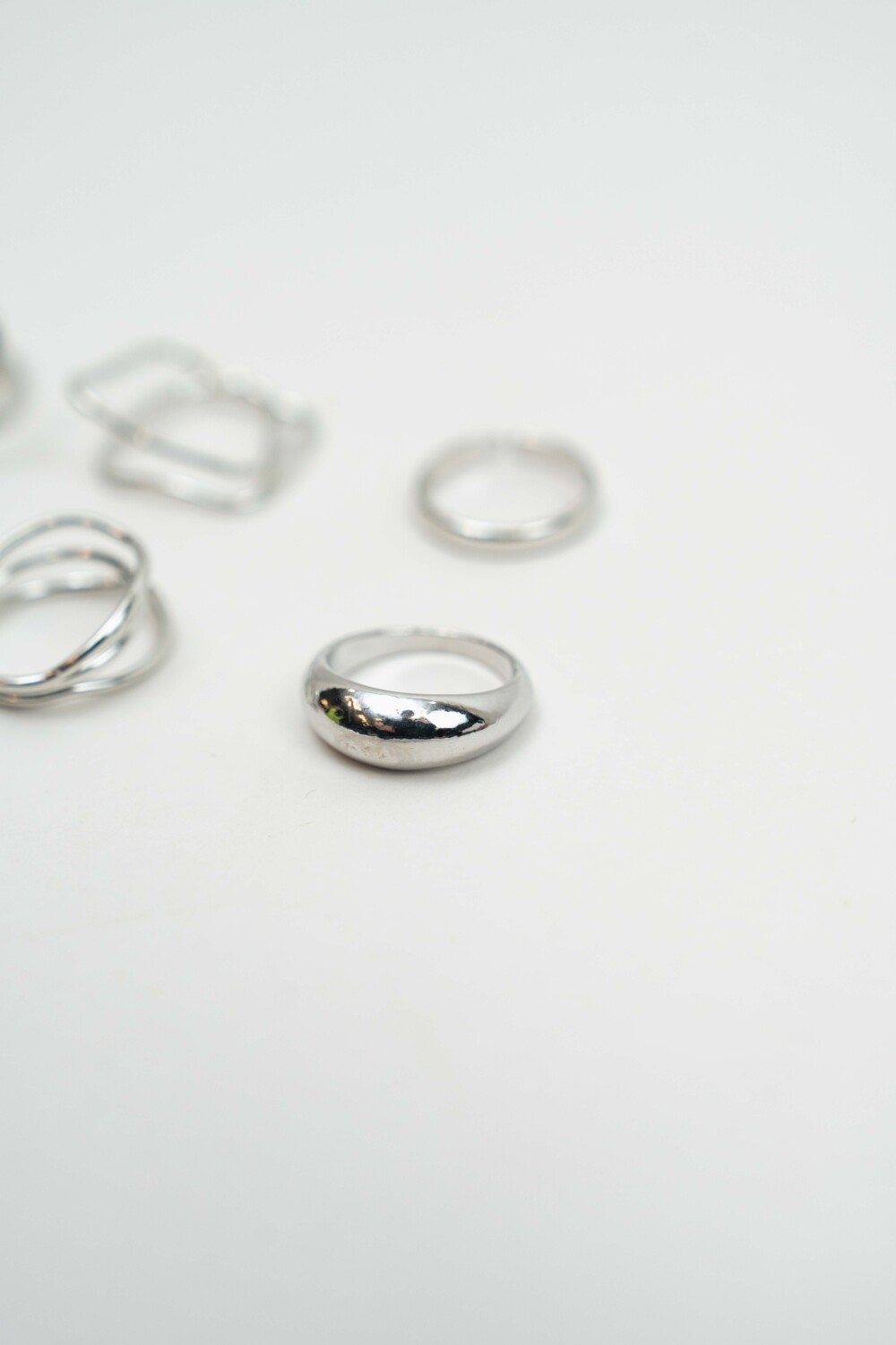 Anillo Ani Plateado