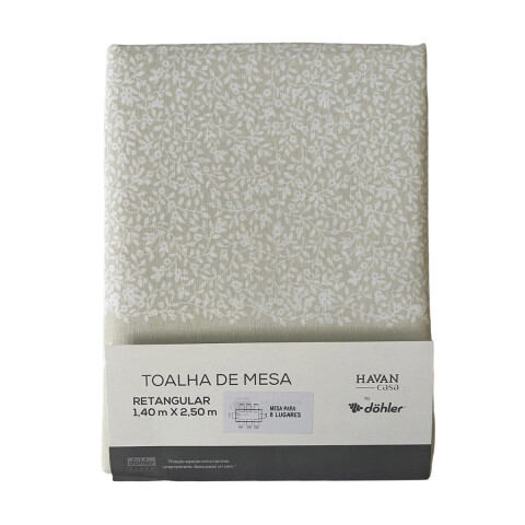 Mantel Redondo Clean Athenas Dohler 160 cm BOTANICO