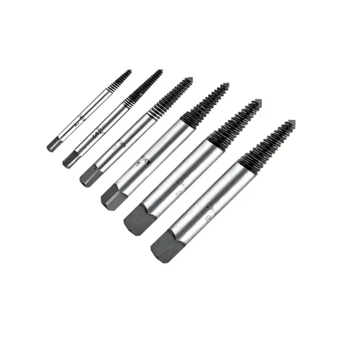 KIT 6 CONTRA MACHO EXTRACTOR DE TORNILLOS INGCO Kit 6 Contra Macho Extractor De Tornillos Ingco