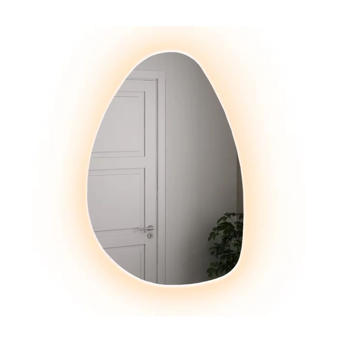 Espejo Led Orgánico 78x60 Cm 