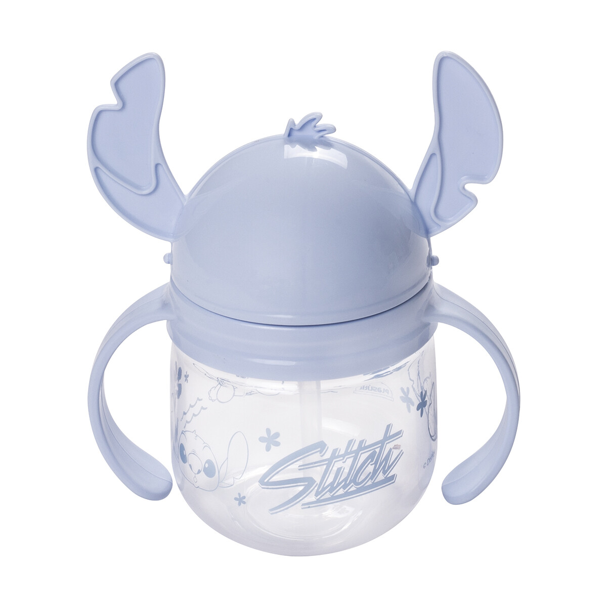 Vaso Entrenador Stitch con Pajita y Tapa 260 ml 