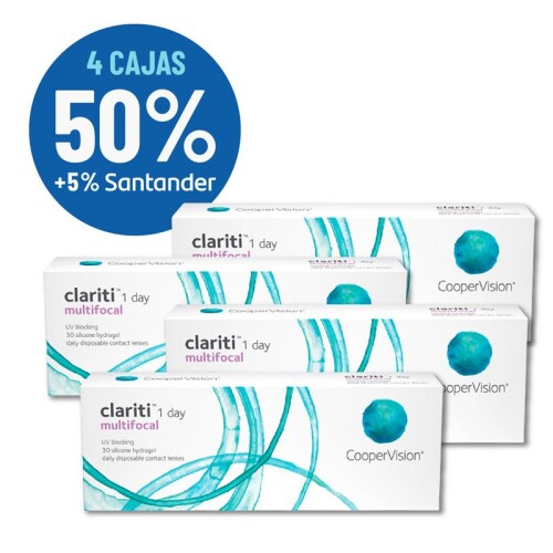 Set Clariti Multifocal X 4 Cajas Blanco