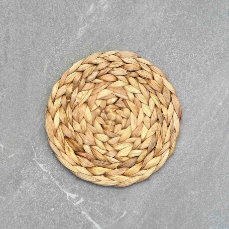 Posavasos Individual De Mesa Yute / Fibra Natural Ø 18cm Posavasos Individual De Mesa Yute / Fibra Natural Ø 18cm